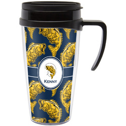 Fish Acrylic Travel Mug with Handle (Personalized)