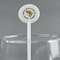 Fish White Plastic 5.5" Stir Stick - Round - Main