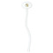 Fish White Plastic 7" Stir Stick - Oval - Single Stick