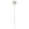 Fish White Plastic Stir Stick - Double Sided - Square - Single Stick