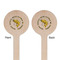 Fish Wooden 7.5" Stir Stick - Round - Double Sided - Front & Back