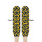 Fish Wooden Food Pick - Paddle - Double Sided - Front & Back