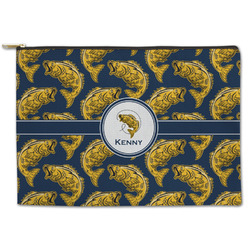 Fish Zipper Pouch - Large - 12.5"x8.5" (Personalized)
