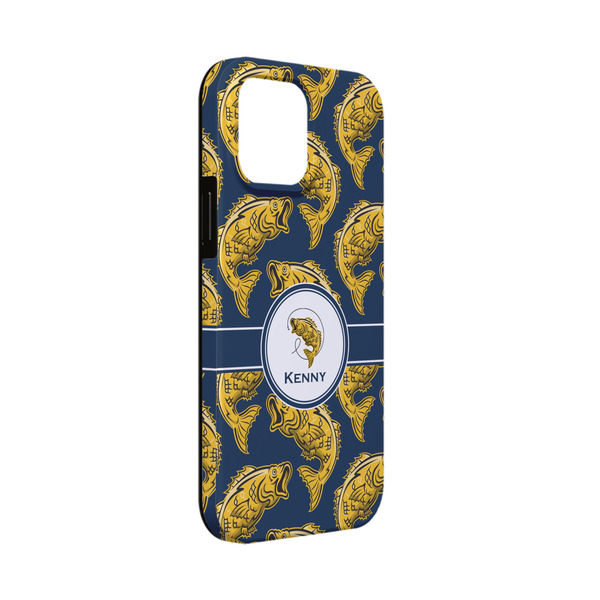 Custom Fish iPhone Case - Rubber Lined - iPhone 13 Mini (Personalized)