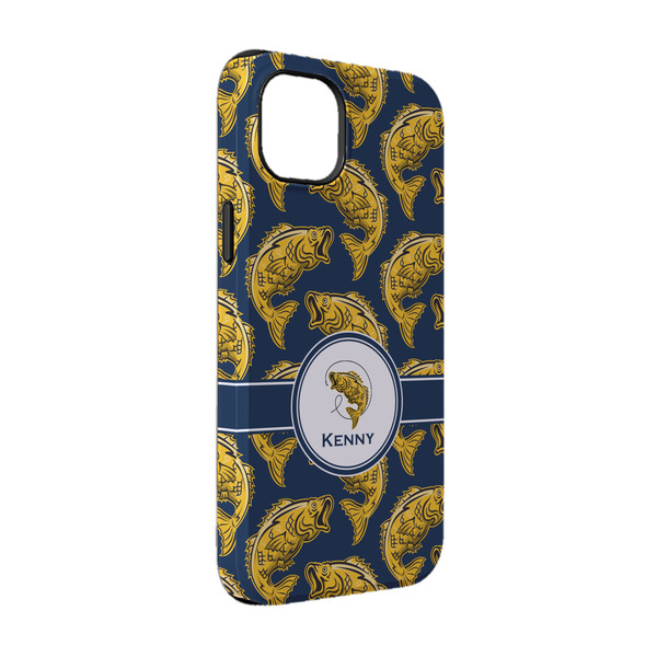 Custom Fish iPhone Case - Rubber Lined - iPhone 14 Pro (Personalized)