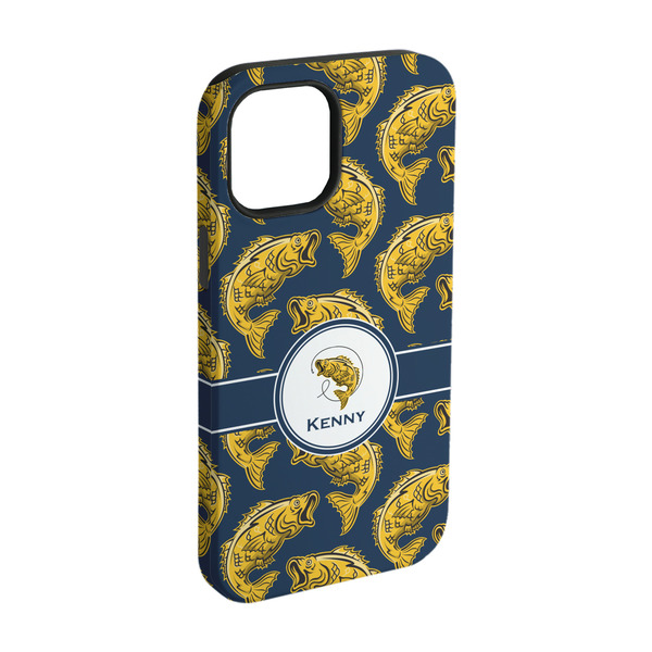 Custom Fish iPhone Case - Rubber Lined - iPhone 15 (Personalized)