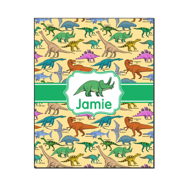 Custom Dinosaurs Wood Print - 16x20 (Personalized)