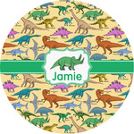 Dinosaurs Multipurpose Round Labels - 2" (Personalized)