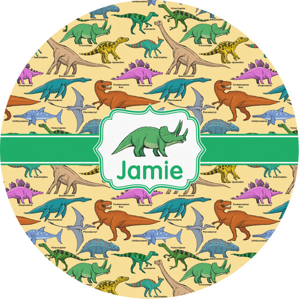 Custom Dinosaurs Multipurpose Round Labels - 2" (Personalized)