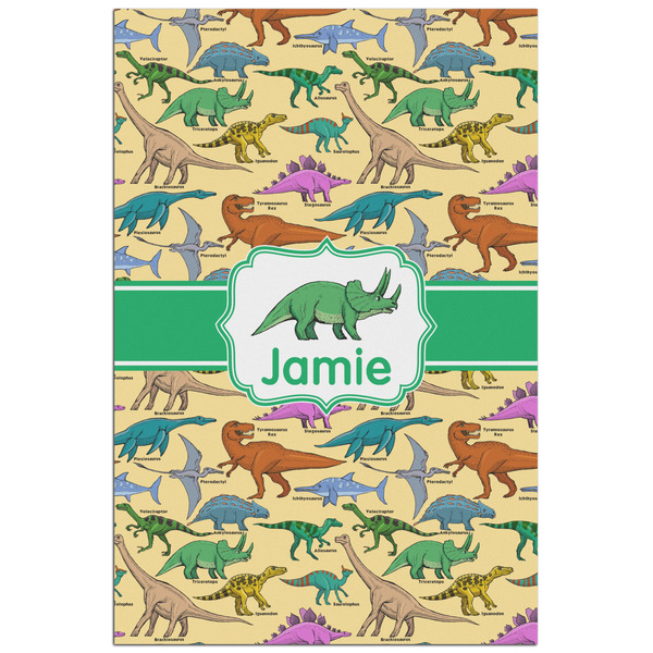 Custom Dinosaurs Poster - Matte - 24x36 (Personalized)