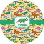 Dinosaurs Multipurpose Round Labels - Custom Sized (Personalized)