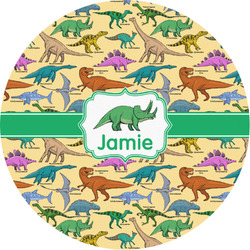 Dinosaurs Multipurpose Round Labels - 3" (Personalized)