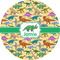 Dinosaurs 3" Multipurpose Round Labels - Single Sticker