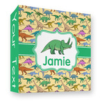 Dinosaurs 3 Ring Binder - Full Wrap - 3" (Personalized)