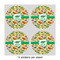 Dinosaurs 4" Multipurpose Round Labels - Sheet