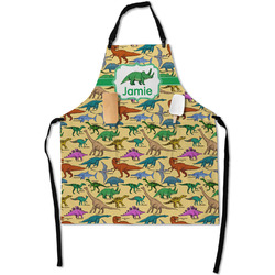 Dinosaurs Apron With Pockets w/ Name or Text