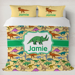 Dinosaurs Duvet Cover Set - King (Personalized)