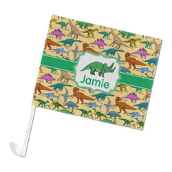 Dinosaurs Car Flag - Large (Personalized)