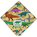 Dinosaurs Cloth Dinner Napkin - Single w/ Name or Text