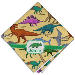 Dinosaurs Cloth Dinner Napkin - Single w/ Name or Text