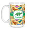 Dinosaurs Coffee Mug - 15 oz - White