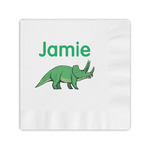 Dinosaurs Coined Cocktail Napkins (Personalized)