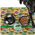 Dinosaurs Dog Food Mat - Large w/ Name or Text