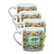 Dinosaurs Double Shot Espresso Mugs - Set of 4 Front