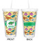 Dinosaurs Double Wall Tumbler with Straw - Approval