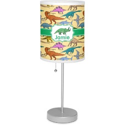 Dinosaurs 7" Drum Lamp with Shade Linen (Personalized)