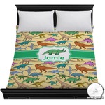 Dinosaurs Duvet Cover - Full / Queen (Personalized)