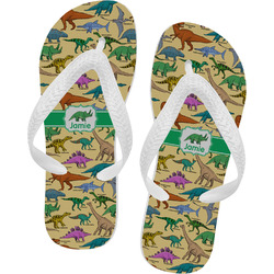 Dinosaurs Flip Flops - Small (Personalized)