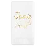 Dinosaurs Guest Napkins - Foil Stamped (Personalized)