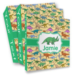 Dinosaurs 3 Ring Binder - Full Wrap (Personalized)