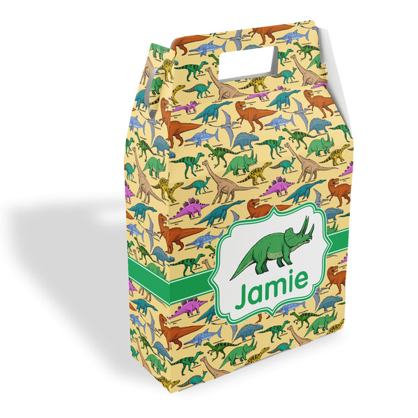 Custom Dinosaurs Gable Favor Box (Personalized)