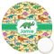 Dinosaurs Icing Circle - Large - Front