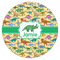 Dinosaurs Icing Circle - Medium - Single