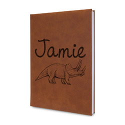 Dinosaurs Leather Sketchbook - Small - Single Sided (Personalized)