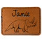 Dinosaurs Leatherette Patches - Rectangle