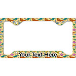 Dinosaurs License Plate Frame - Style C (Personalized)