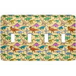 Dinosaurs Light Switch Cover (4 Toggle Plate)