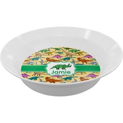 Dinosaurs Melamine Bowl - 12 oz (Personalized)