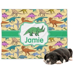 Dinosaurs Dog Blanket - Regular (Personalized)