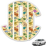 Dinosaurs Monogram Car Decal (Personalized)