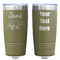 Dinosaurs Olive Polar Camel Tumbler - 20oz - Double Sided - Approval