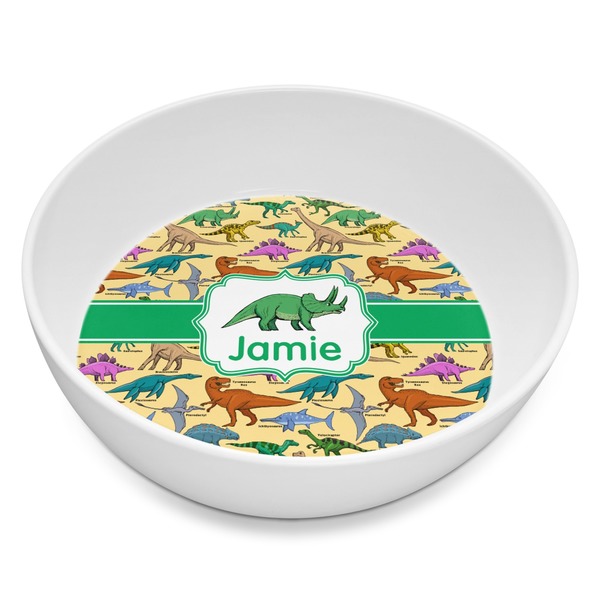 Custom Dinosaurs Melamine Bowl - 8 oz (Personalized)