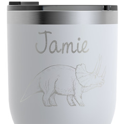 Dinosaurs RTIC Tumbler - White - Engraved Front & Back (Personalized)