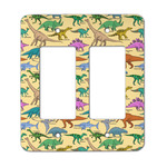 Dinosaurs Rocker Style Light Switch Cover - Two Switch