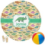 Dinosaurs Round Beach Towel (Personalized)