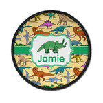 Dinosaurs Iron On Round Patch w/ Name or Text